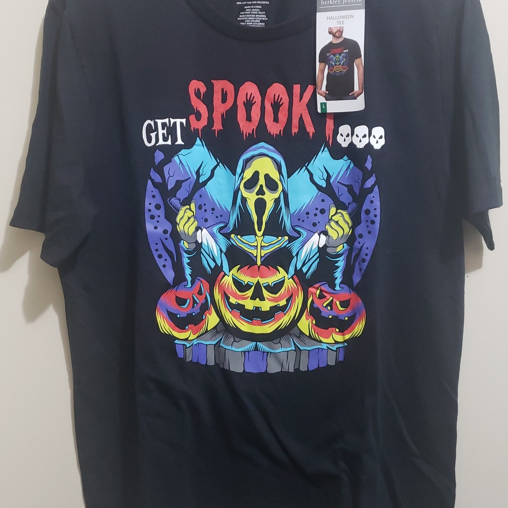 NEW Get Spooky Black Graphic Tee
